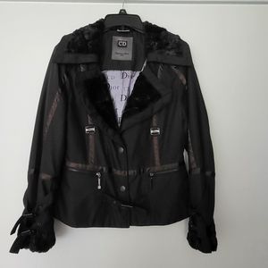 Christian Dior faux fur trimmed Jacket